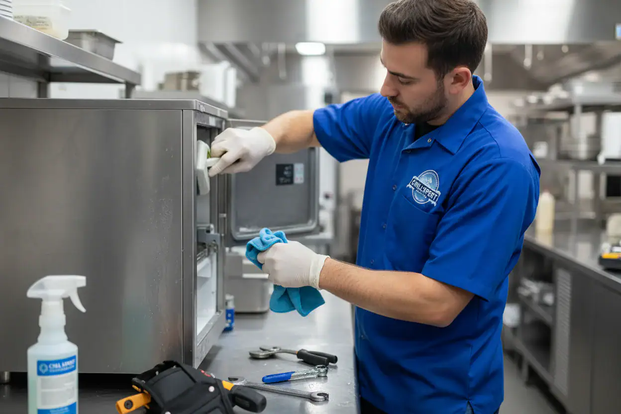 Professional commercial kitchen equipment cleaning services for hygiene and safety.